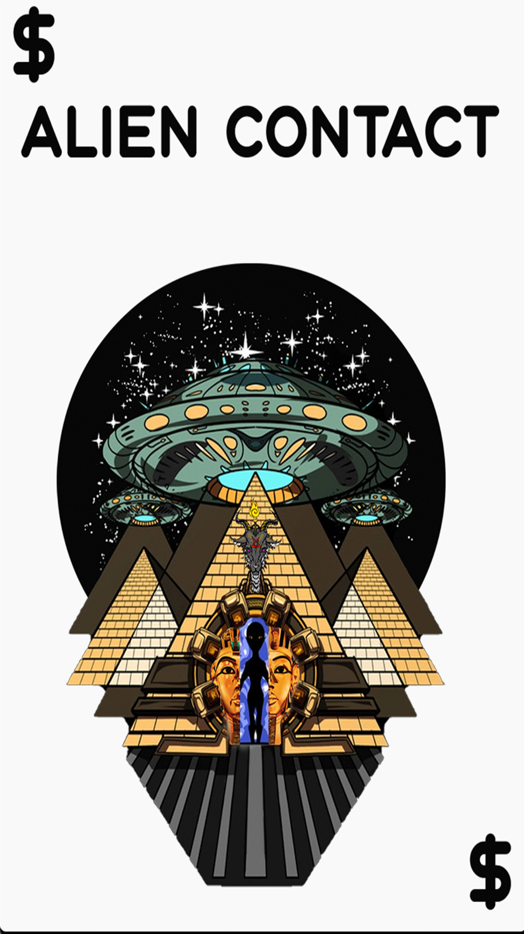 Alien Contact specialty card